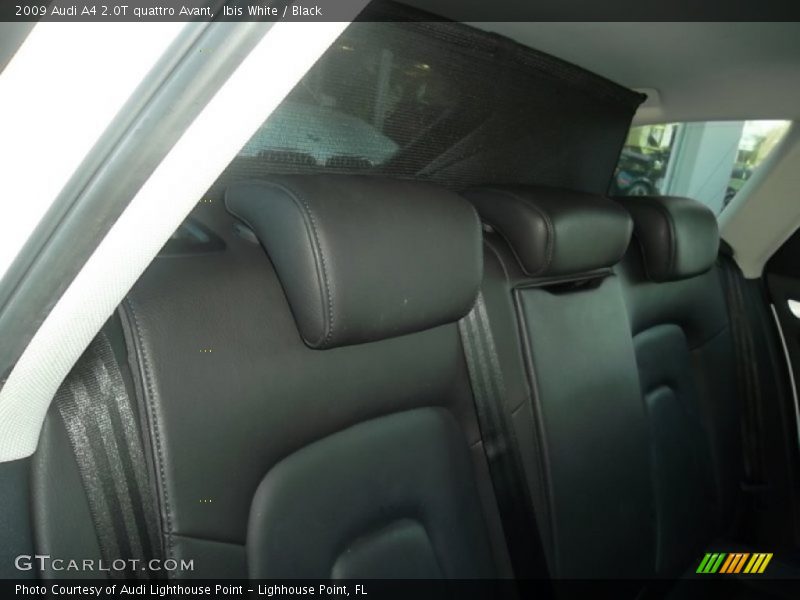 Ibis White / Black 2009 Audi A4 2.0T quattro Avant