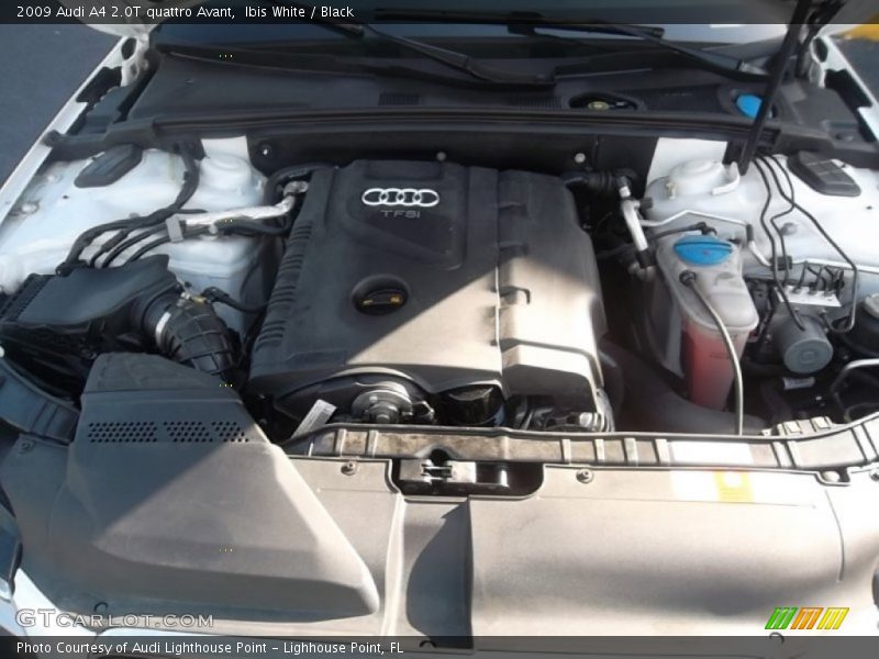 Ibis White / Black 2009 Audi A4 2.0T quattro Avant