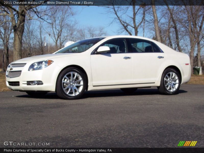 White Diamond Tricoat / Ebony 2011 Chevrolet Malibu LTZ