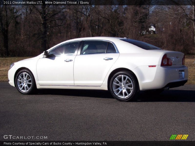White Diamond Tricoat / Ebony 2011 Chevrolet Malibu LTZ