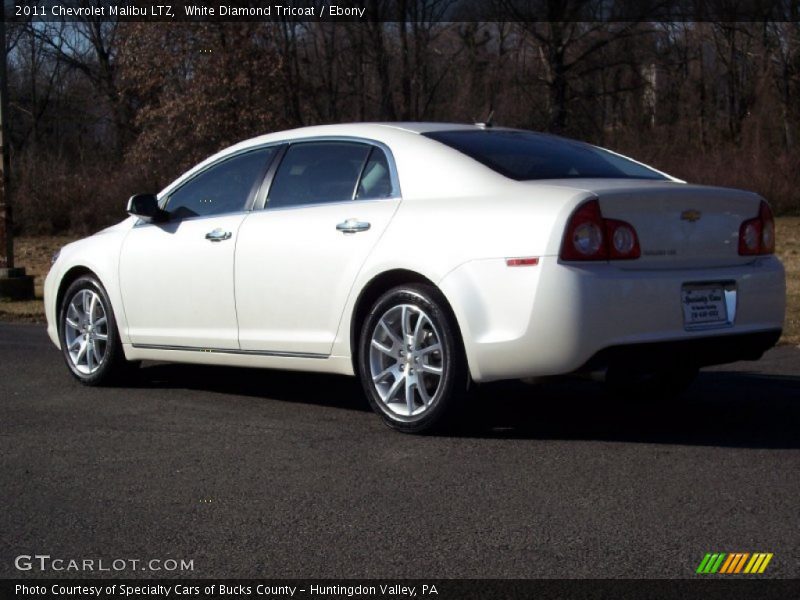 White Diamond Tricoat / Ebony 2011 Chevrolet Malibu LTZ