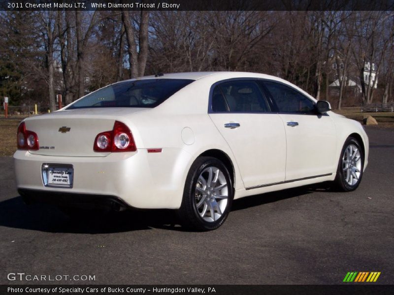 White Diamond Tricoat / Ebony 2011 Chevrolet Malibu LTZ