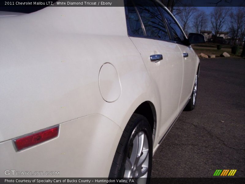 White Diamond Tricoat / Ebony 2011 Chevrolet Malibu LTZ