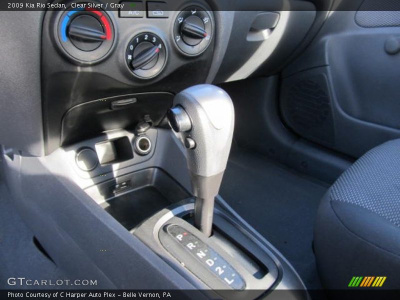 Clear Silver / Gray 2009 Kia Rio Sedan