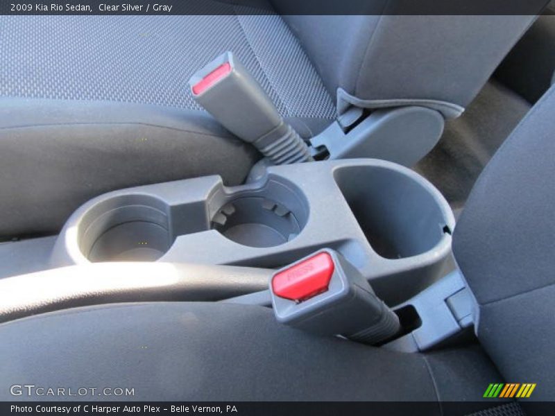 Clear Silver / Gray 2009 Kia Rio Sedan