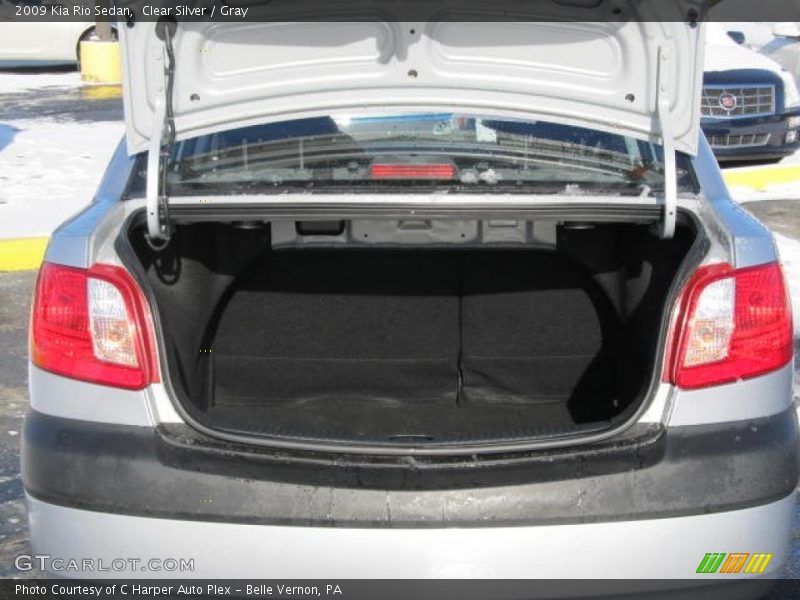Clear Silver / Gray 2009 Kia Rio Sedan