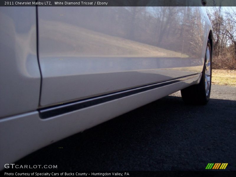 White Diamond Tricoat / Ebony 2011 Chevrolet Malibu LTZ