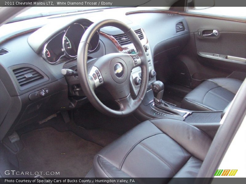 Ebony Interior - 2011 Malibu LTZ 