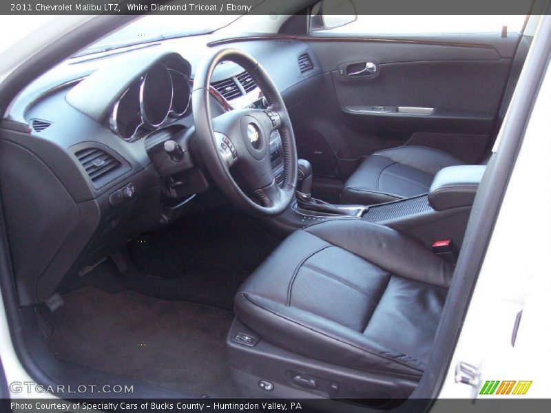 White Diamond Tricoat / Ebony 2011 Chevrolet Malibu LTZ