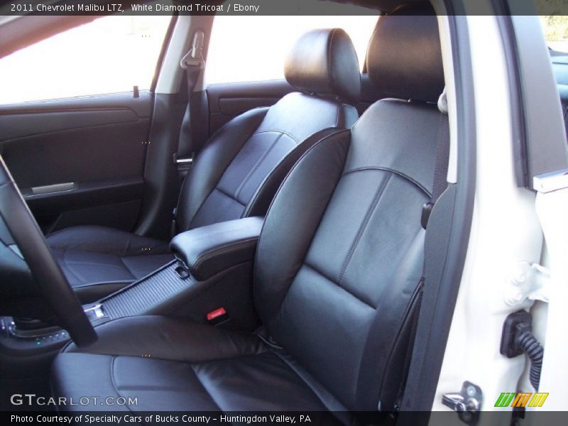 White Diamond Tricoat / Ebony 2011 Chevrolet Malibu LTZ