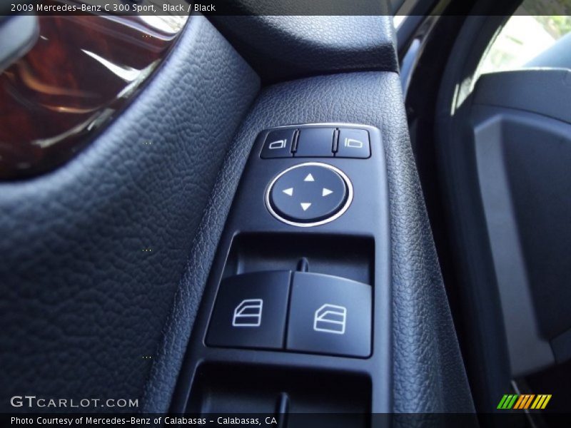 Black / Black 2009 Mercedes-Benz C 300 Sport