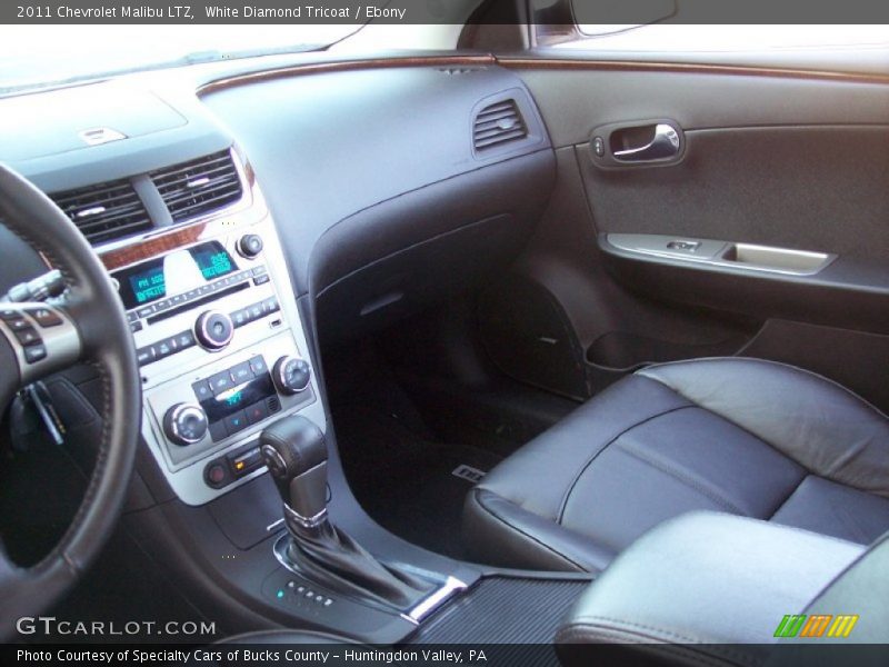 White Diamond Tricoat / Ebony 2011 Chevrolet Malibu LTZ