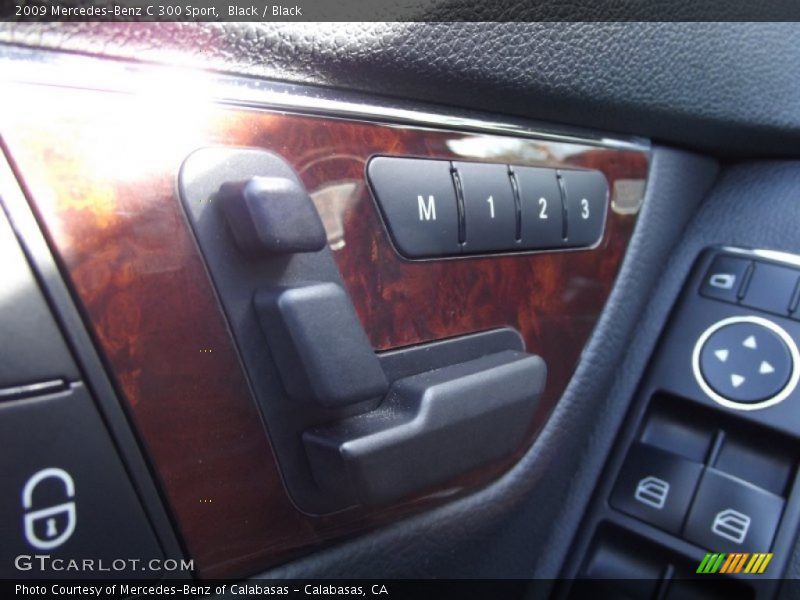 Black / Black 2009 Mercedes-Benz C 300 Sport