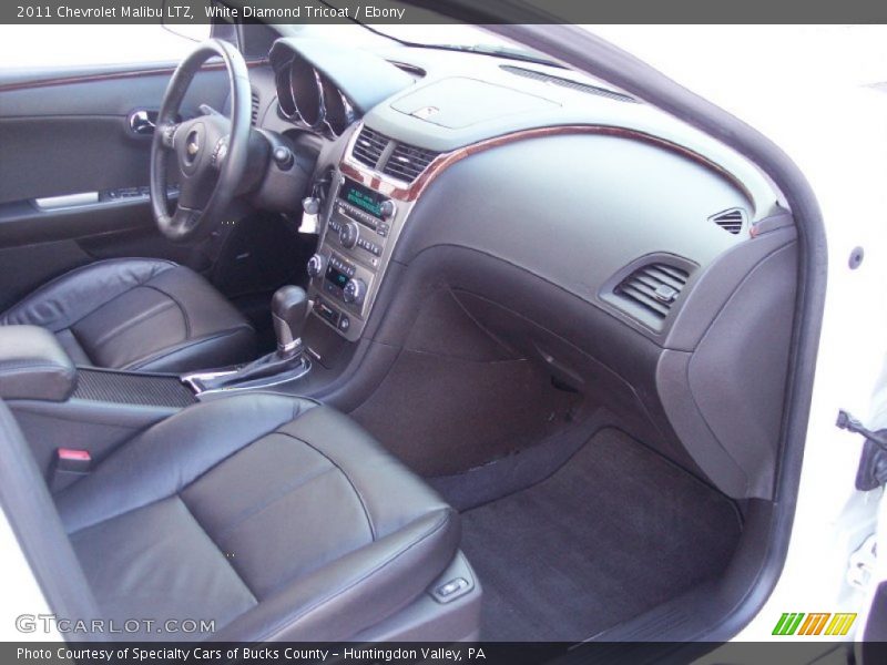White Diamond Tricoat / Ebony 2011 Chevrolet Malibu LTZ