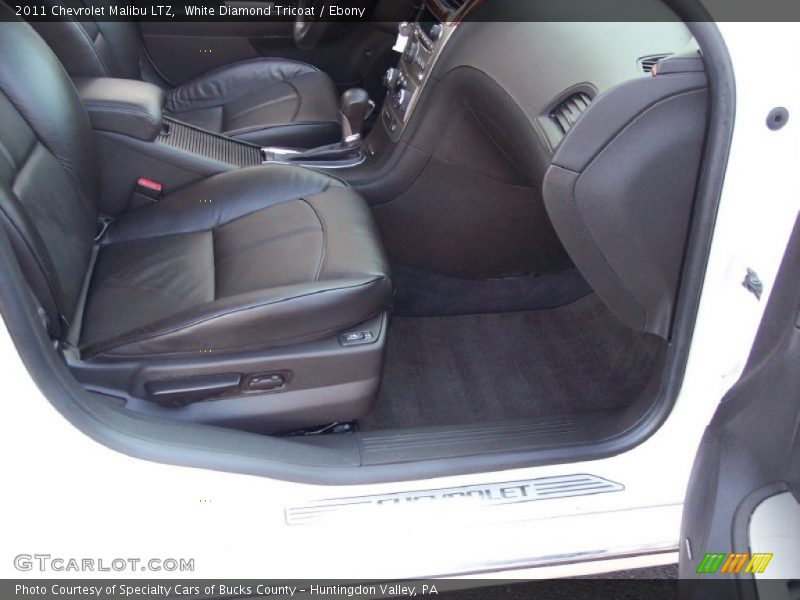 White Diamond Tricoat / Ebony 2011 Chevrolet Malibu LTZ