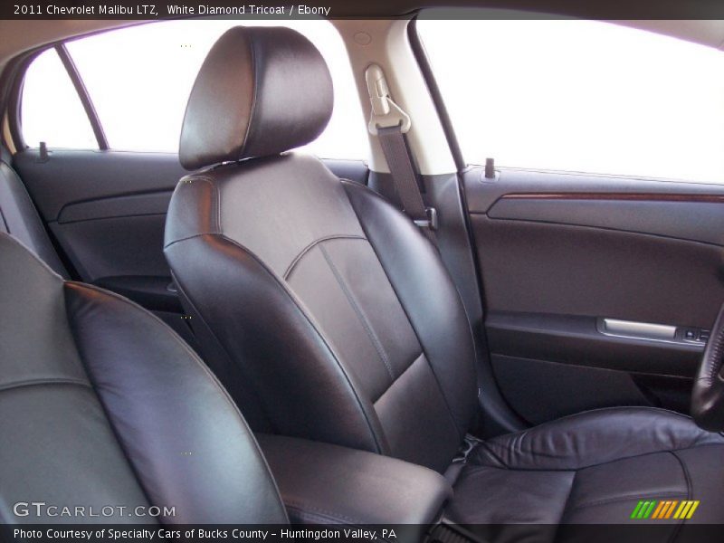 White Diamond Tricoat / Ebony 2011 Chevrolet Malibu LTZ