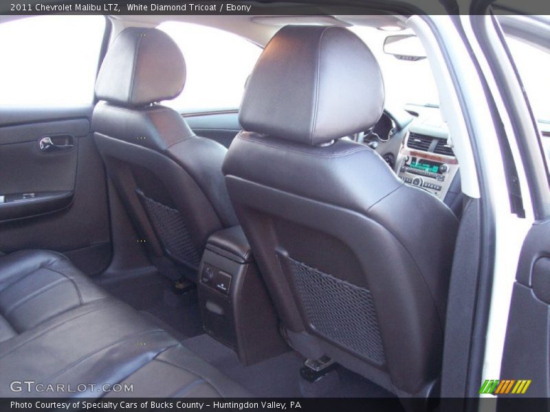 White Diamond Tricoat / Ebony 2011 Chevrolet Malibu LTZ