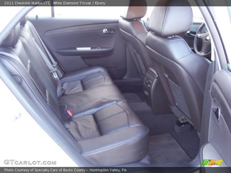 White Diamond Tricoat / Ebony 2011 Chevrolet Malibu LTZ