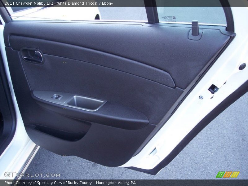 White Diamond Tricoat / Ebony 2011 Chevrolet Malibu LTZ