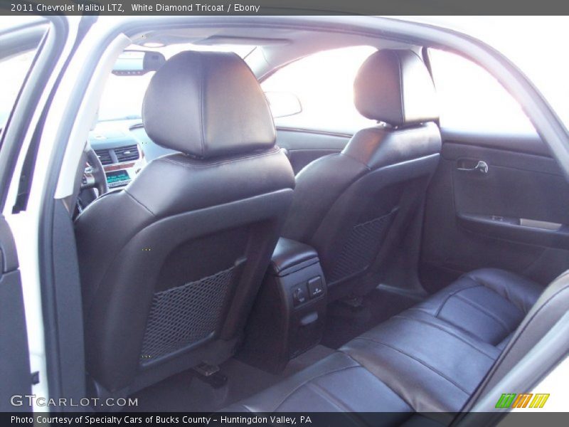 White Diamond Tricoat / Ebony 2011 Chevrolet Malibu LTZ