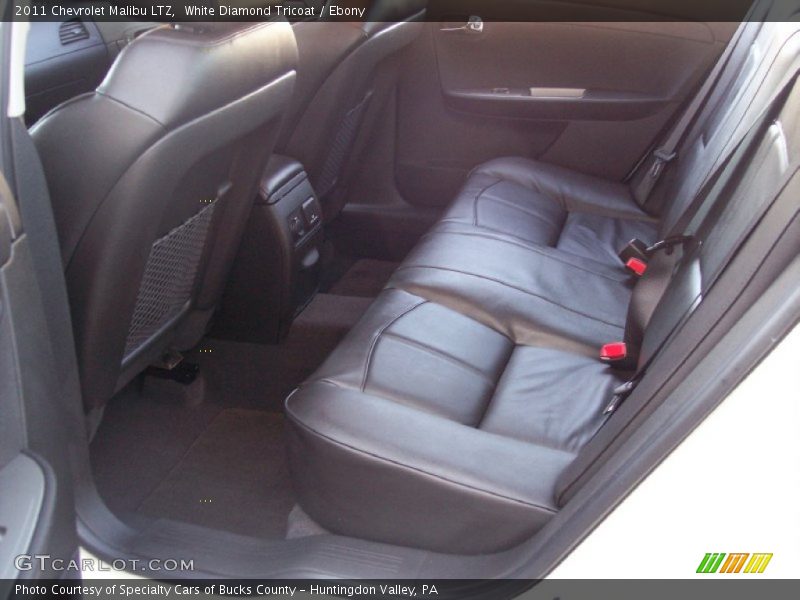 White Diamond Tricoat / Ebony 2011 Chevrolet Malibu LTZ