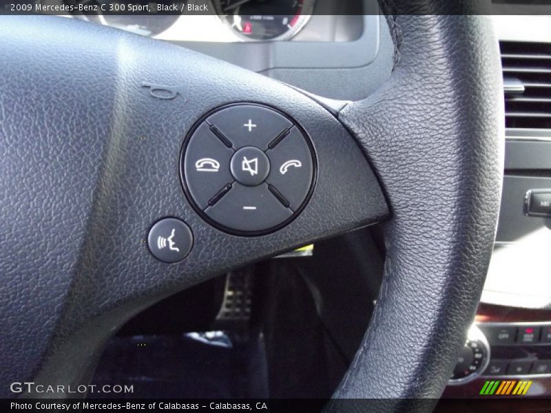 Black / Black 2009 Mercedes-Benz C 300 Sport