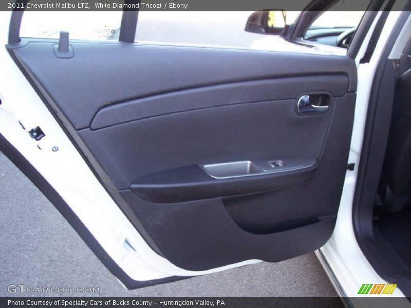 White Diamond Tricoat / Ebony 2011 Chevrolet Malibu LTZ