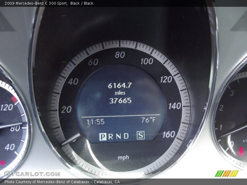 Black / Black 2009 Mercedes-Benz C 300 Sport