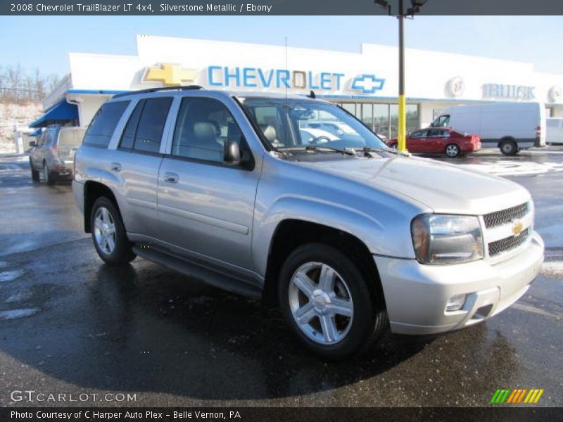 Silverstone Metallic / Ebony 2008 Chevrolet TrailBlazer LT 4x4