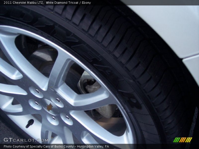 White Diamond Tricoat / Ebony 2011 Chevrolet Malibu LTZ
