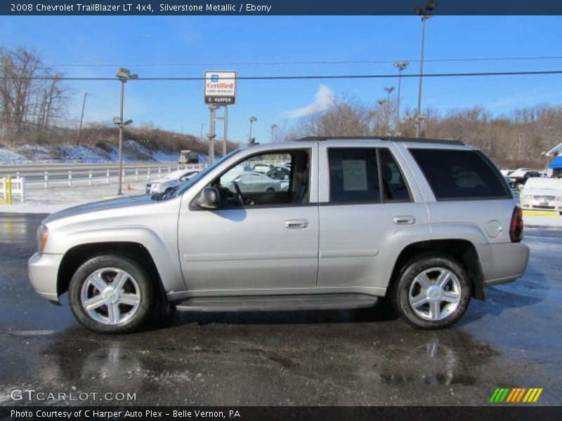 Silverstone Metallic / Ebony 2008 Chevrolet TrailBlazer LT 4x4
