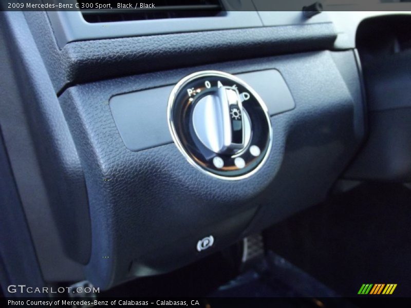 Black / Black 2009 Mercedes-Benz C 300 Sport