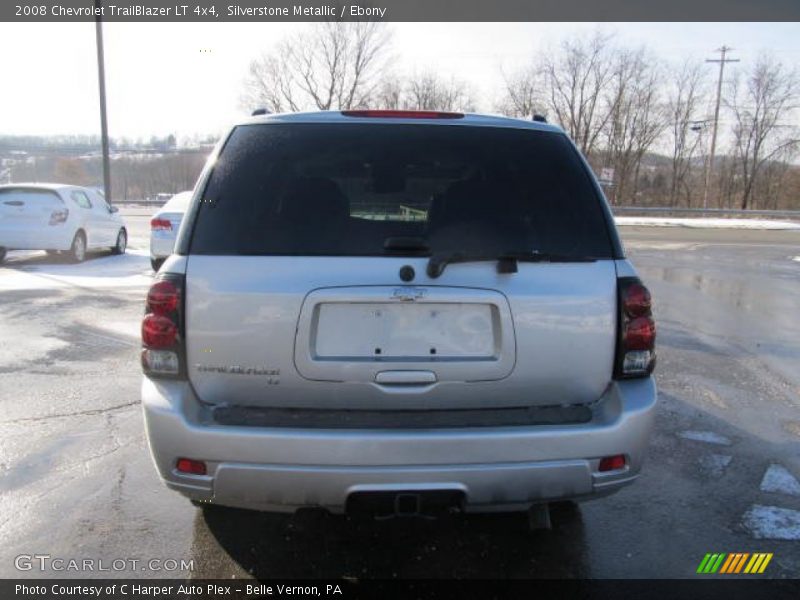 Silverstone Metallic / Ebony 2008 Chevrolet TrailBlazer LT 4x4