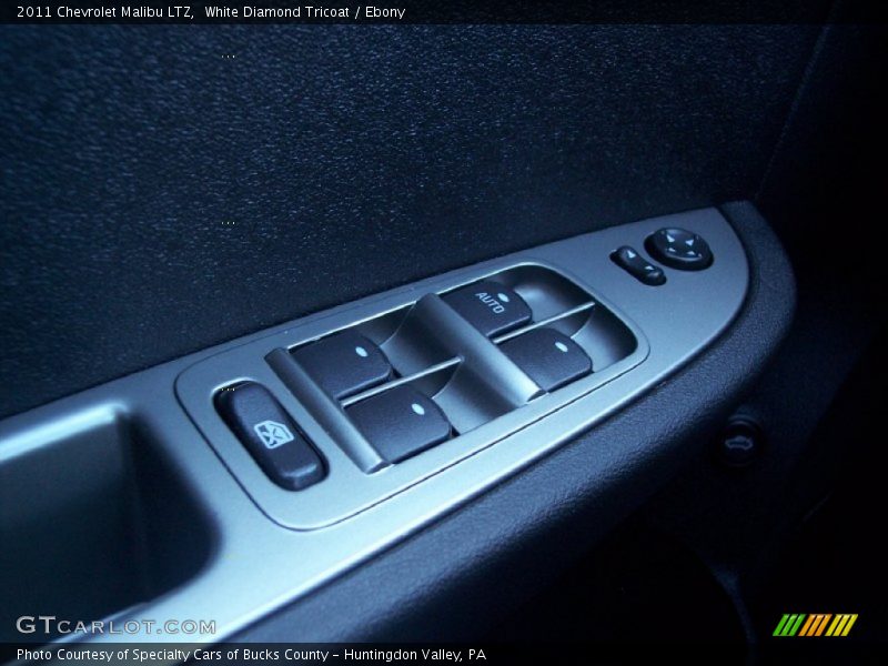 White Diamond Tricoat / Ebony 2011 Chevrolet Malibu LTZ