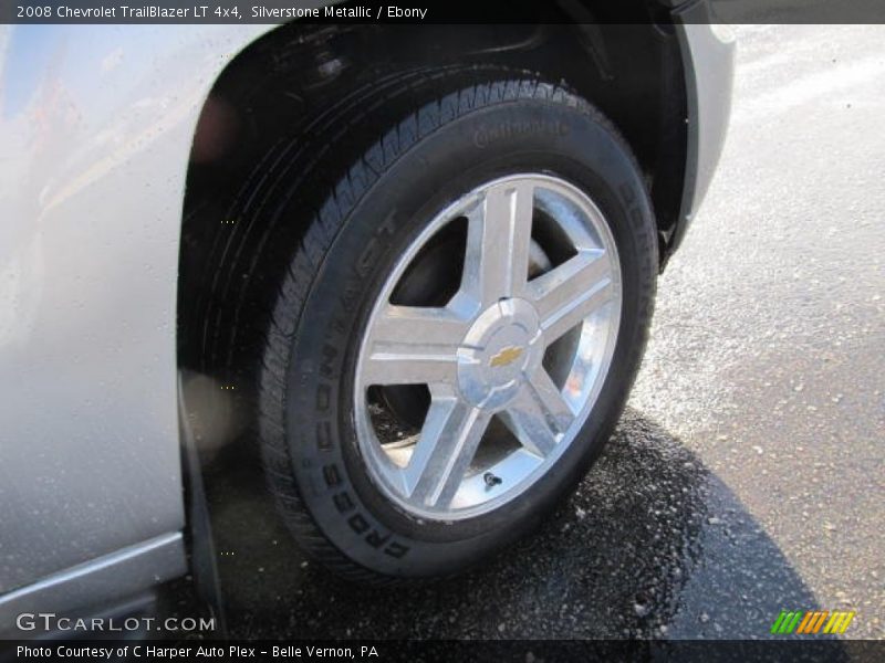 Silverstone Metallic / Ebony 2008 Chevrolet TrailBlazer LT 4x4
