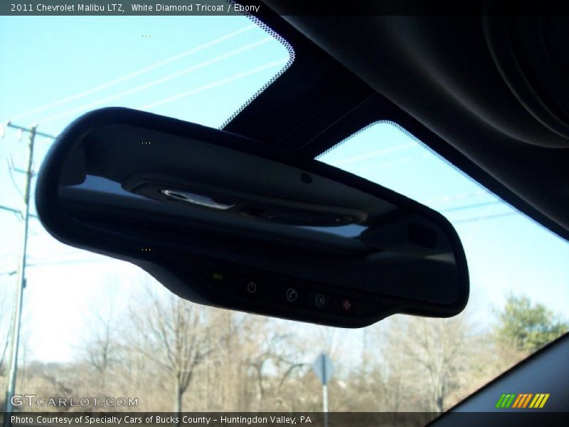 White Diamond Tricoat / Ebony 2011 Chevrolet Malibu LTZ
