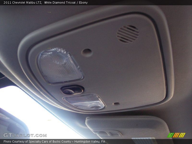 White Diamond Tricoat / Ebony 2011 Chevrolet Malibu LTZ