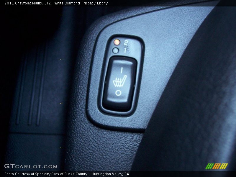 White Diamond Tricoat / Ebony 2011 Chevrolet Malibu LTZ