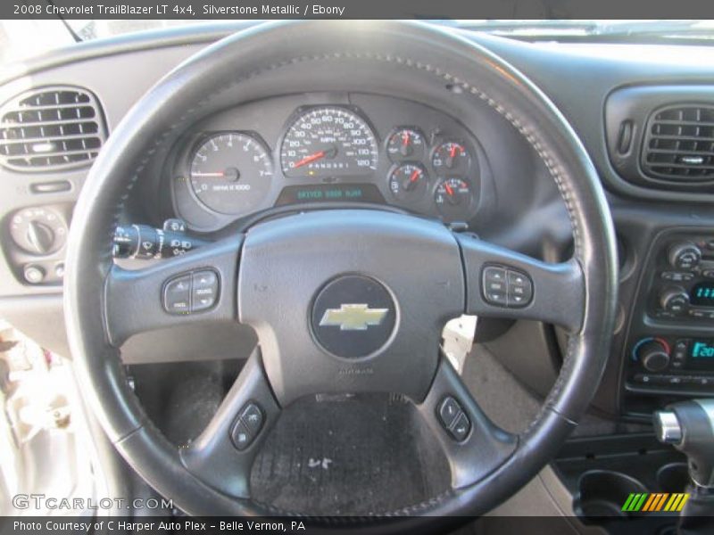 Silverstone Metallic / Ebony 2008 Chevrolet TrailBlazer LT 4x4