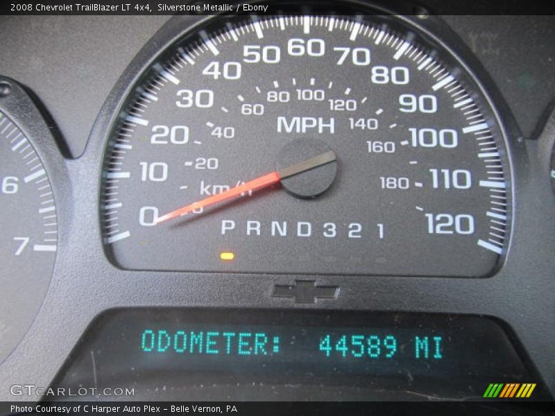Silverstone Metallic / Ebony 2008 Chevrolet TrailBlazer LT 4x4