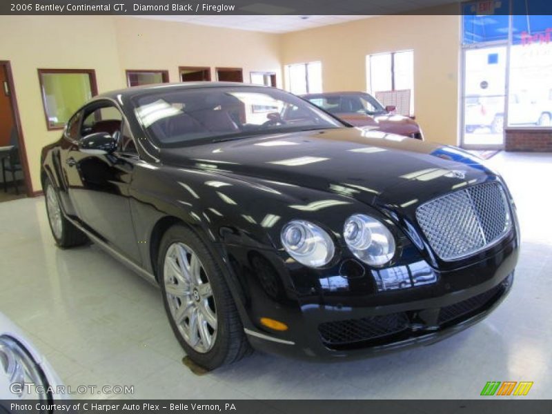 Diamond Black / Fireglow 2006 Bentley Continental GT