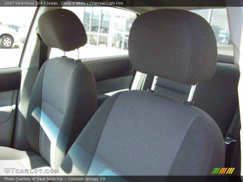 Cloud 9 White / Charcoal/Light Flint 2007 Ford Focus ZX4 S Sedan