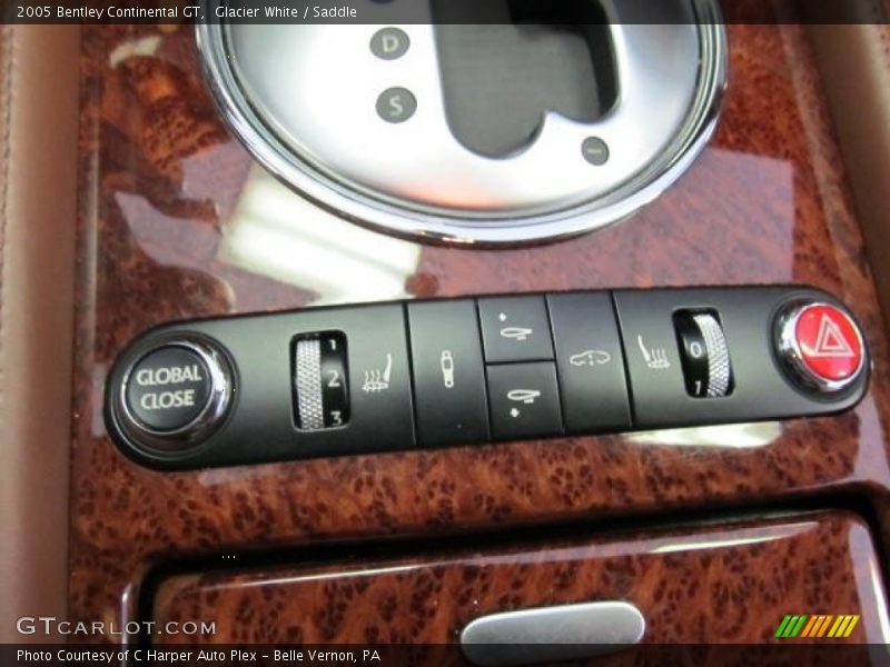 Controls of 2005 Continental GT 