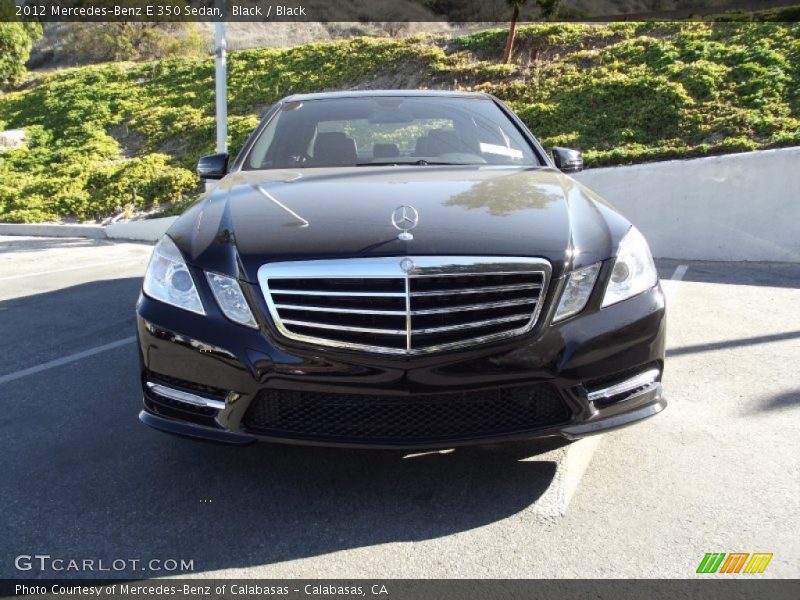 Black / Black 2012 Mercedes-Benz E 350 Sedan