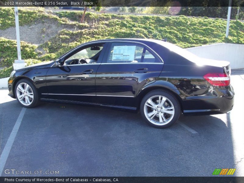 Black / Black 2012 Mercedes-Benz E 350 Sedan