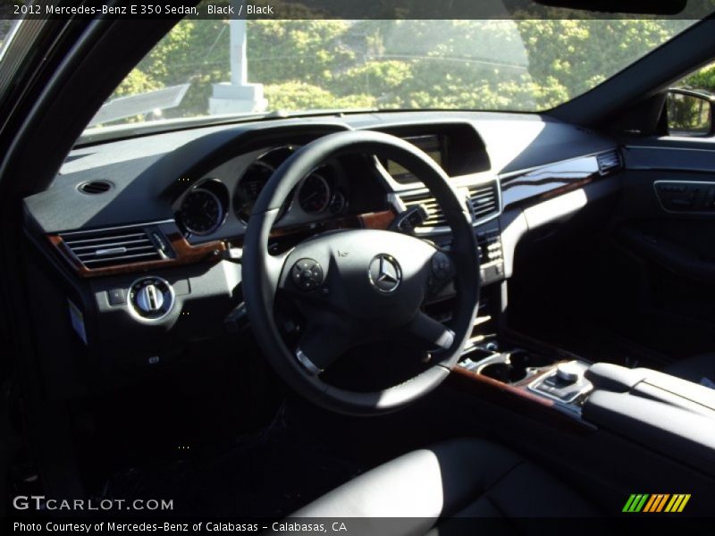 Black / Black 2012 Mercedes-Benz E 350 Sedan