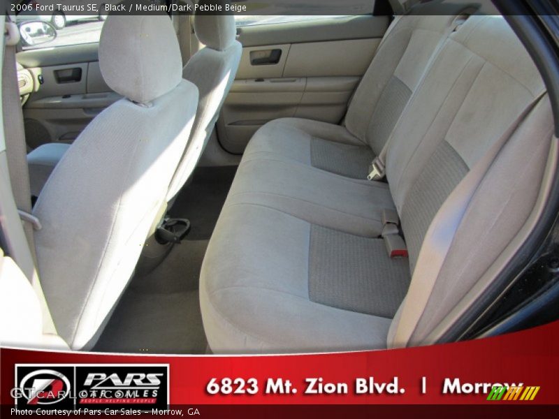 Black / Medium/Dark Pebble Beige 2006 Ford Taurus SE