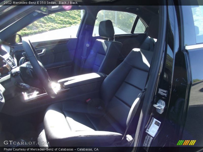 Black / Black 2012 Mercedes-Benz E 350 Sedan