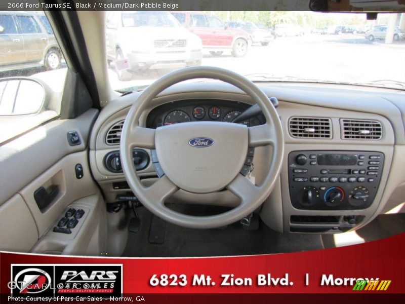 Black / Medium/Dark Pebble Beige 2006 Ford Taurus SE