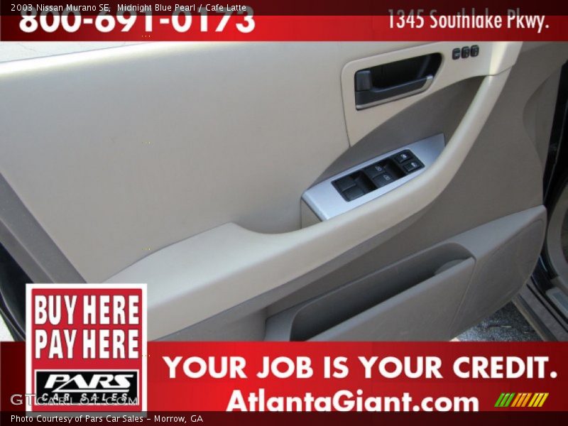Midnight Blue Pearl / Cafe Latte 2003 Nissan Murano SE